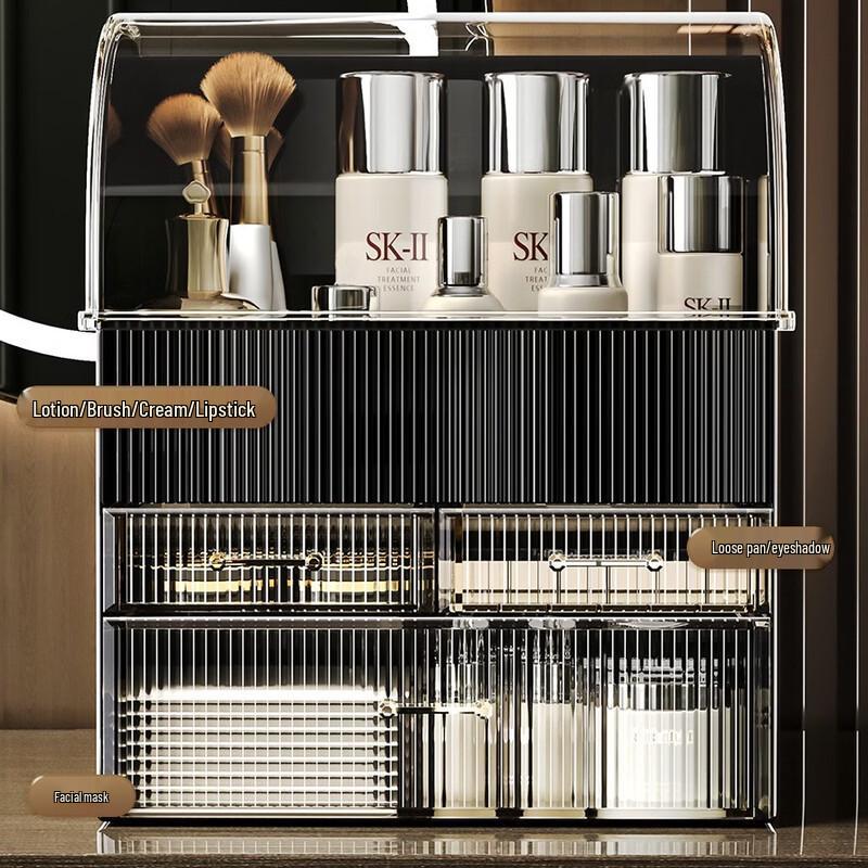 Handun Dustproof Acrylic Cosmetic Storage Organizer