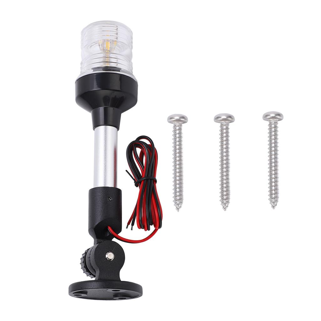 9 Inch 33LED Anchor Navigation Lights IP66 Waterproof All Round 360 Degrees  Boat Light for Marine Yachts