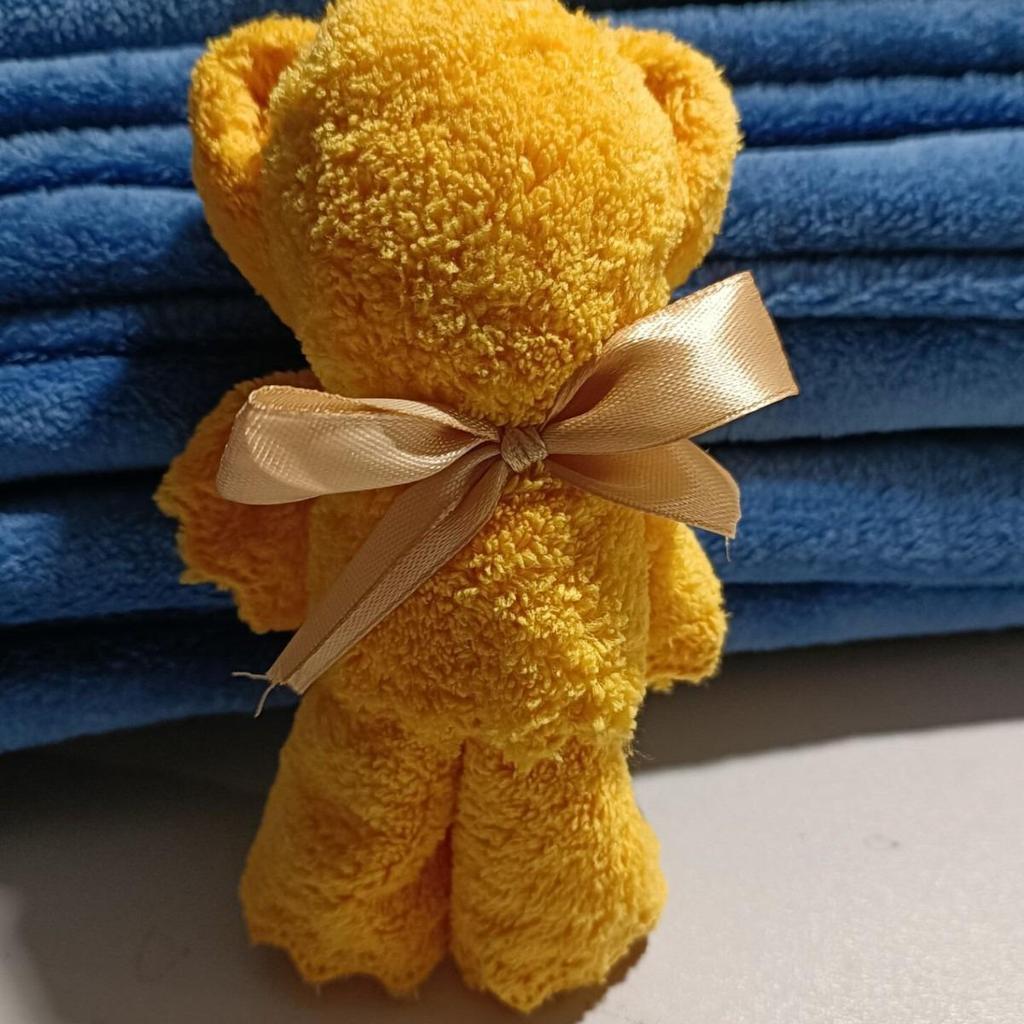 Cute Little Bear Coral Fleece Bath Towel - Soft, Absorbent, Perfect for Bridesmaid Gifts