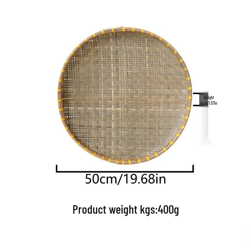 Handwoven Bamboo Food Drying & Storage Baskets