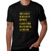 Different / All The Same T-Shirt Man T Shirt Cotton T Shirt Man Casual T-Shirt