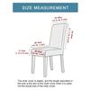 Fashion High Back Dining Chair Cover Elastic Spandex Slipcover Stretch Chair Cover Stretch Jacquard Kitchen Chair Cover Kitchen