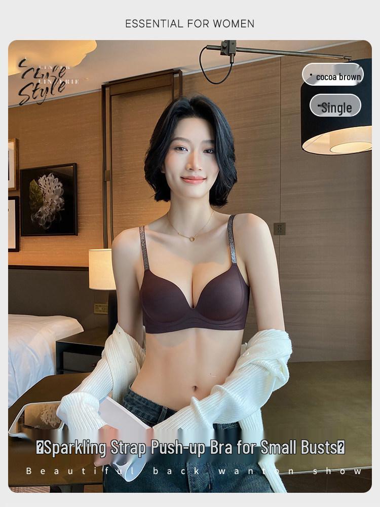 2026 Seamless Red Push-up Bra for Small Bust - Sexy, Soft, Comfortable, Wire-free