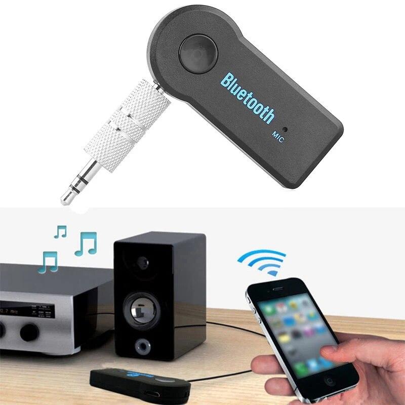 2 in 1 Drahtloser Bluetooth Musik Audio 5.0 Empfänger 3,5mm Streaming Auto A2DP Kopfhörer AUX Adapter