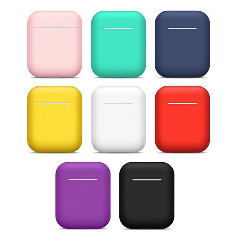 

Силиконовый Bluetooth Беспроводной наушник Чехол для AirPods Дело Защитные Аксессуары для кожи для app