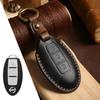 Car Key Protective Cover Is Suitable for Nissan Leather Handmade Automotive Supplies