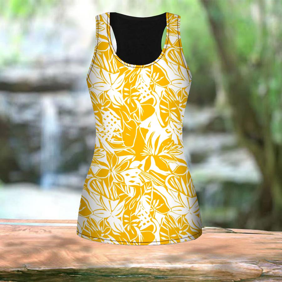 

3D Серый Лотос Печати Женские Тренировки Йога Тренажерный Зал Печатные Летние Спортивные Рубашки Плюс Размер Жилеты 6XL жёлтый