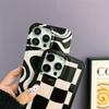 Unregelmäßige karierte Zebra-Muster Handyhülle für Iphone 13 Pro 11 12 13 Pro Max 14 Plus Soft Cover Mode niedliche Silikonhüllen