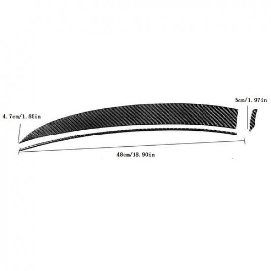 Carbon Fiber Passenger Dashboard Cover Trim Fit For Infiniti G37 Sedan 2010-13
