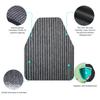Slip Resistant Absorbing Bathroom Mat For Male Urinal Durable Polyester Fiber Easy Cleaning Floor Protectors Urinal Rug