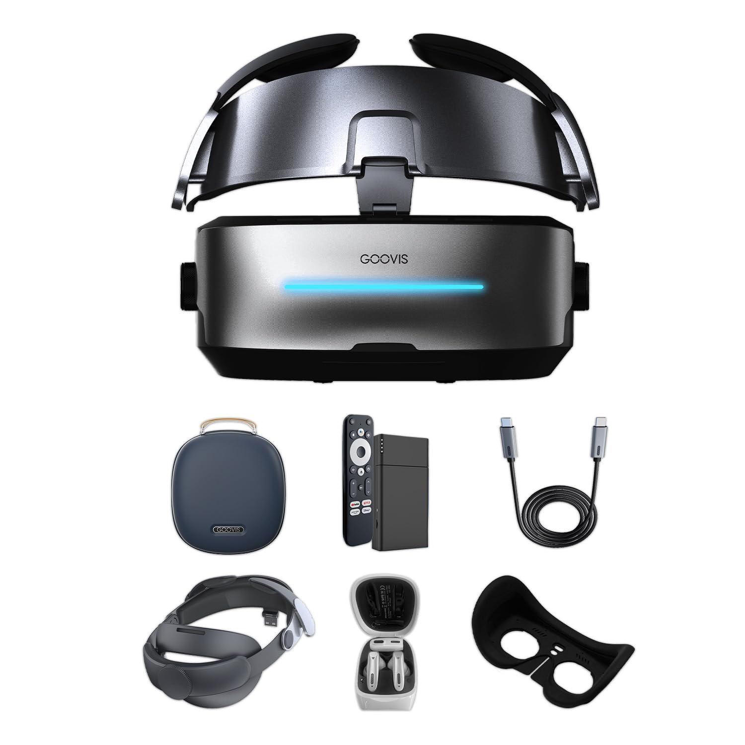 

GOOVIS G3 MAX HMD Дисплей Приватний Театр Окуляри Гарнітура AMAZON Prime WOWOW SKY PerfecTV Netflix Hulu dTV Youtube Гольф Бейсбол Манга Фільми PS5 Гра