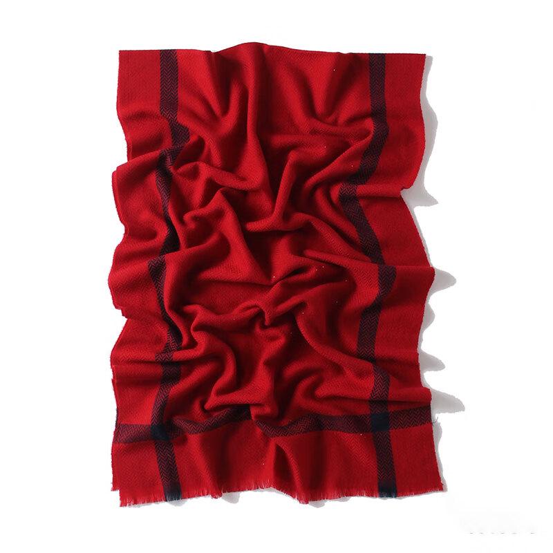 G·TENNA Women's V-Pattern Sequin Wool Scarf