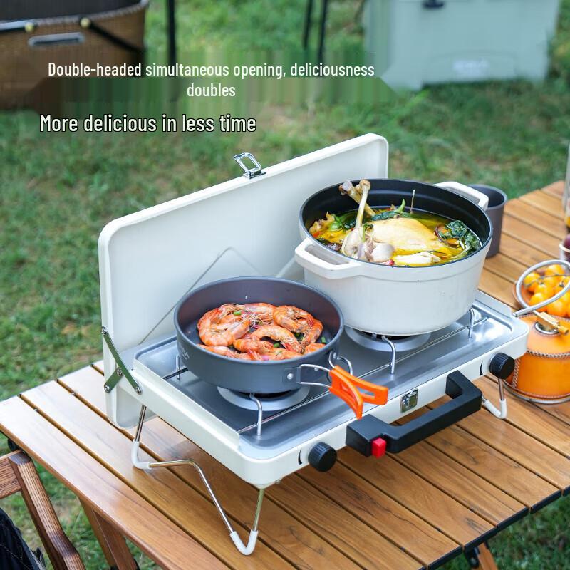 Chaoyou Double-Head Portable Camping Gas Stove 47*36*33cm