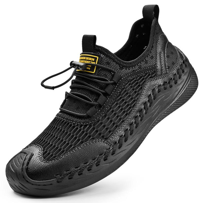 

20252025 Новые сандалии мужские кроссовки большого размера сшитые дышащие сетчатые туфли мужские туфли 38