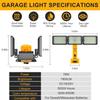 78W 7800LM Cordless Work Light USB-C Flood Lighting W/ Low Voltage Protection, M18/20V Battery Compatible