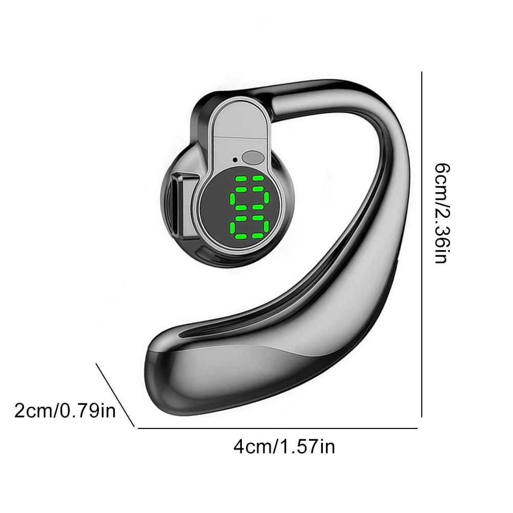1/2Pcs Wireless 360° Rotatable Bluetooth 5.4 Earphones Single Ear Earhooks Noise Cancelling Sports Headphones Wireless Earbud