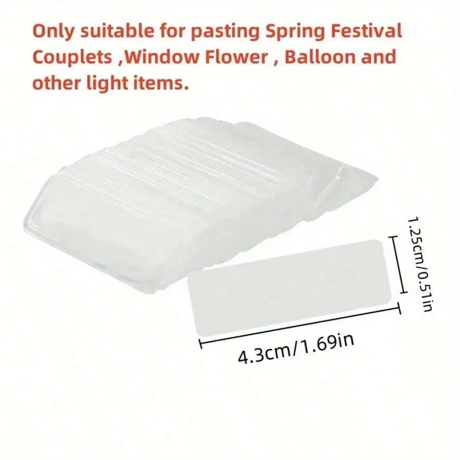 Opakovaně použitelná super silná oboustranná lepicí páska Transparentní čtvercové nano samolepky na zeď Náplast pro domácí bezešvé vodotěsné pásky