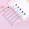 Creative Cute Semi-Transparent Ruler for Energetic Primary School Students - Ideal for Drawing and Measuring.