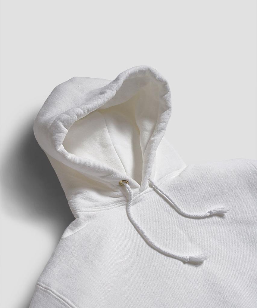 Crossknit Pullover Sweat Hoodie, White (C Type)