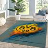 Borussia Dortmund Floor Mat Design For Foyer Outdoor Study Room Playrooms Antislip Carpet Anime Office Decor Wedding Party Gift