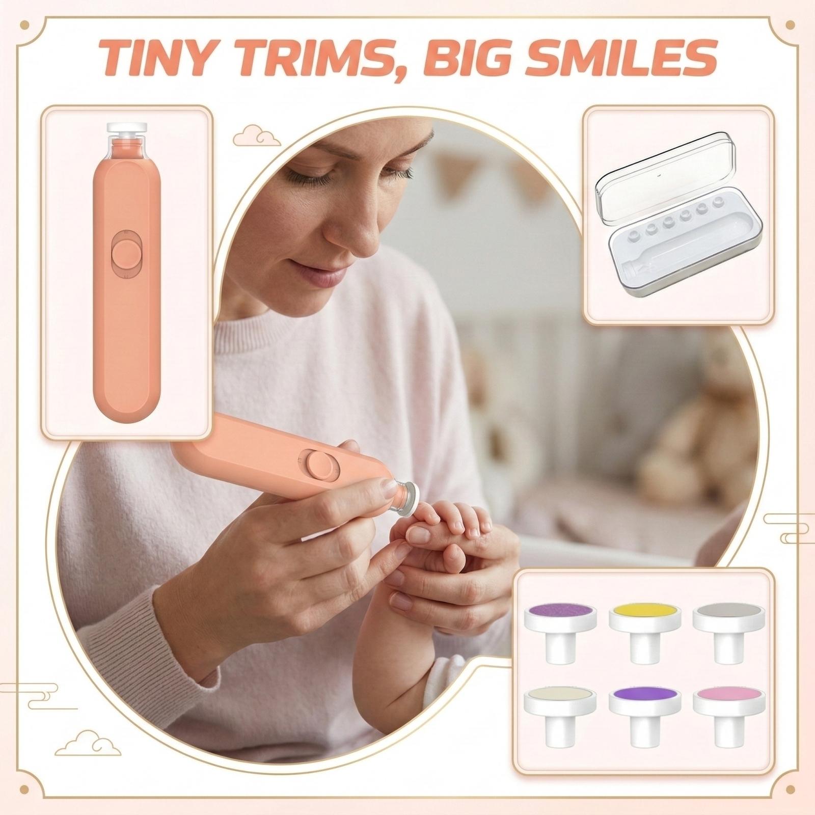 

Электрический удалитель лака для ногтей для младенцев Батарейная модель Без батареек One Size оранжевый