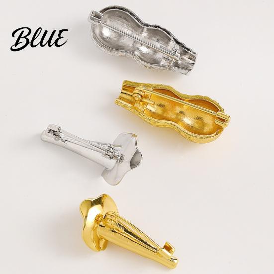 Creative Lapel Pin Peanut/Calla Shaped Flower Insert Brooch DIY Wearable Bouquet Holder Metal Clothing Ornament Brooch Clip Vase for Women Dried