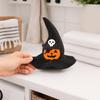 Lightweight Pet Headgear Halloween Cat Witch Hat, Fun Hat with Adjustable Elastic Strap, Cartoon Comfortable Headwear Ghost Pumpkin Bat Skull for Cats