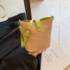 Stylish Literary National Style 2024 Bucket Bag Women's Fashion Shoulder Bag