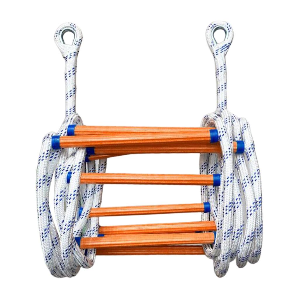 Ladder Soft Rope Reusable Kids Adults Fast to Flame Resistant for Outdoor Engineering Residential