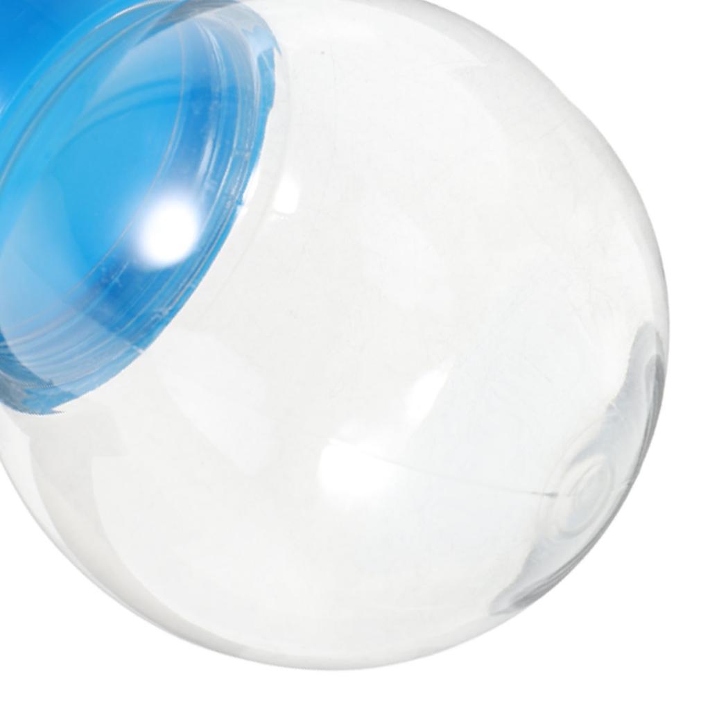 6pcs Empty Snow Globes 270Ml Clear Plastic Diy Water Globe Jar For Christmas Craft Home Decor Snow Globe Supplies Keepsake Dome