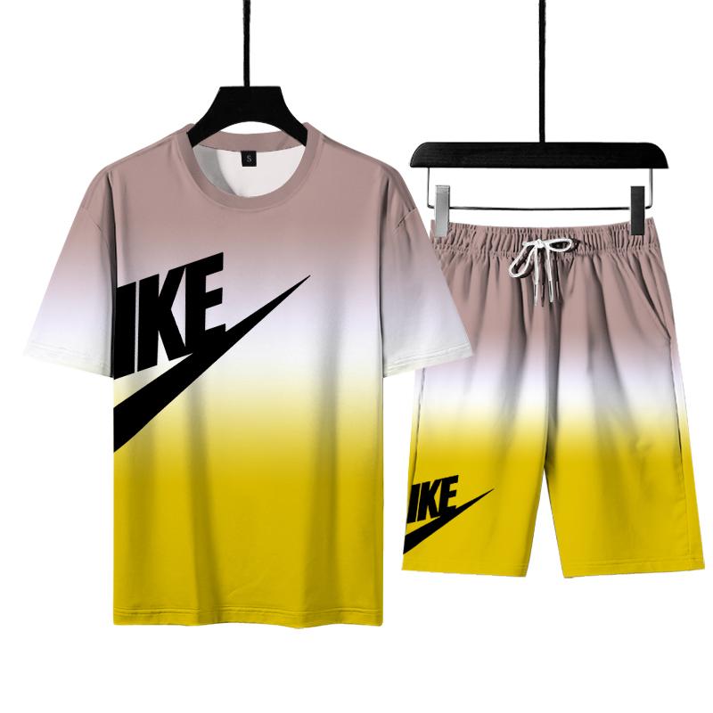 Sets Streetswear Male Tshirt Set Summer 3D Printing Men Tracksuit Men s XXS