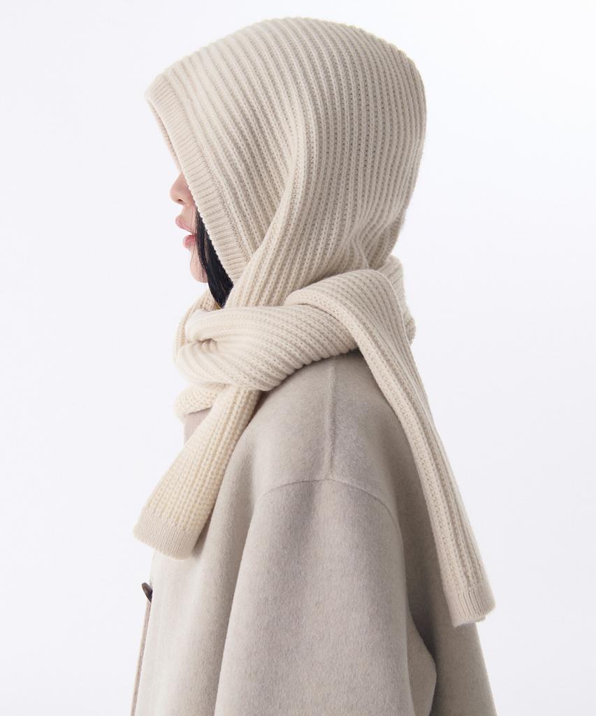 MUSINSA STANDARD WOMAN Women'S Scarf Balaclava [Cream]