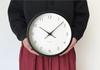 Настенные часы KATOMOKU Muku Clock 7 с непрерывным движением секундной стрелки, черные, km-60BK 306 мм (Кварцевые часы)