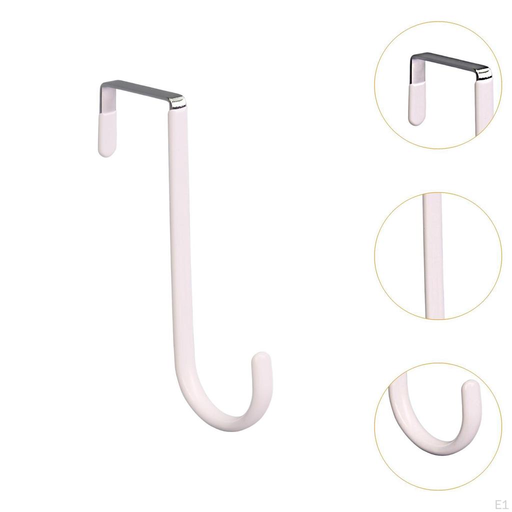 10Pcs over The Door Hooks Modern Towel Holder for Closet Living Room Bedroom White