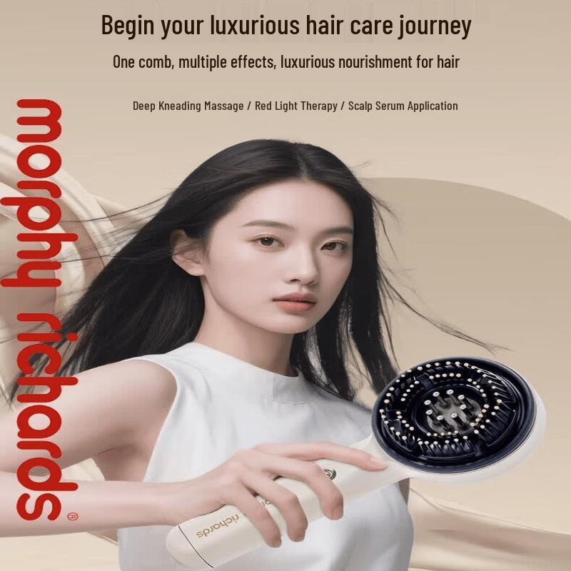 Morphy Richards Smart Scalp Massager with Red Light Therapy CN plug (adapter included)