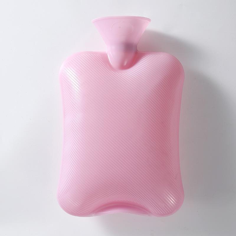 Faux Rabbit Fur Hot Water Bottle - Pour-In, Hand Warmer, Long-Lasting Heat, Large Capacity