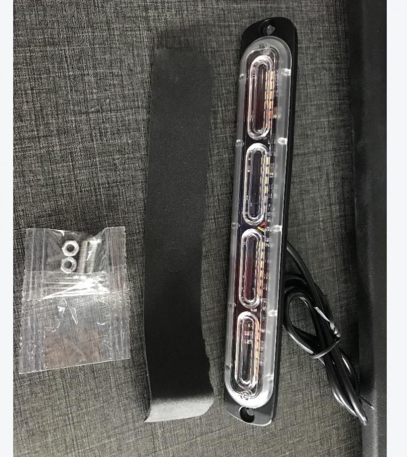 

24smd светодиодный стробоскопический фонарь для автомобиля, аварийный предупреждающий свет 12 В 24 В, стробоскоп для прицепа, автодиодный желтый белый мигающий фонарь Red