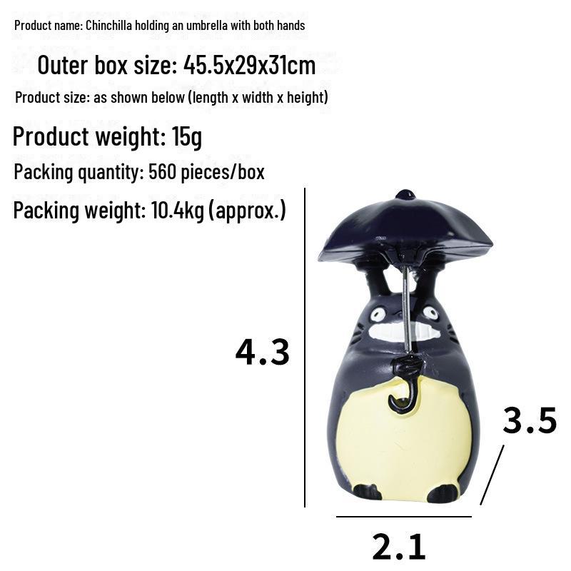 Moss Micro Landscape Ornaments: Umbrella Kitten Tree Stump DIY Succulent Resin Decor