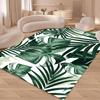 Natural Jungle Style Large Carpet for Living Room Anti-slip Floor Rug with Monstera Leaf Design for Modern Home Decoration