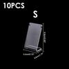 10pcs/set L-shaped Transparent Acrylic Jewelry Stand Earrings Necklace Storage Stand Display Cabinet Retail Jewelry Display Rack