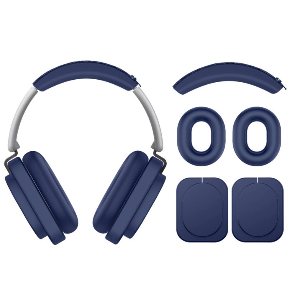 

Silicone 3-in-1 Headphone Case Replacement Shockproof Ear Pad Case Cover Headphone Accessories for NOTHING Headphone(1) синий