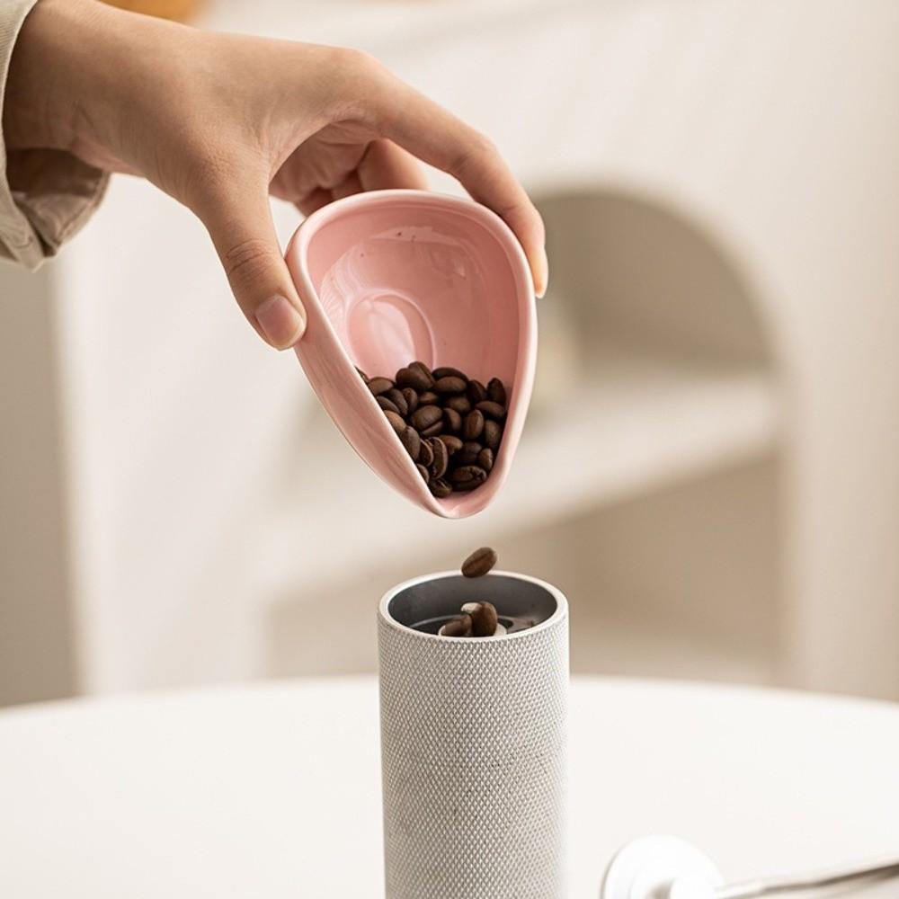 Smooth Coffee Dosing Cup Ceramic Espresso Bean Scoop Coffee Beans Shovel  Tea Coffee Accessories