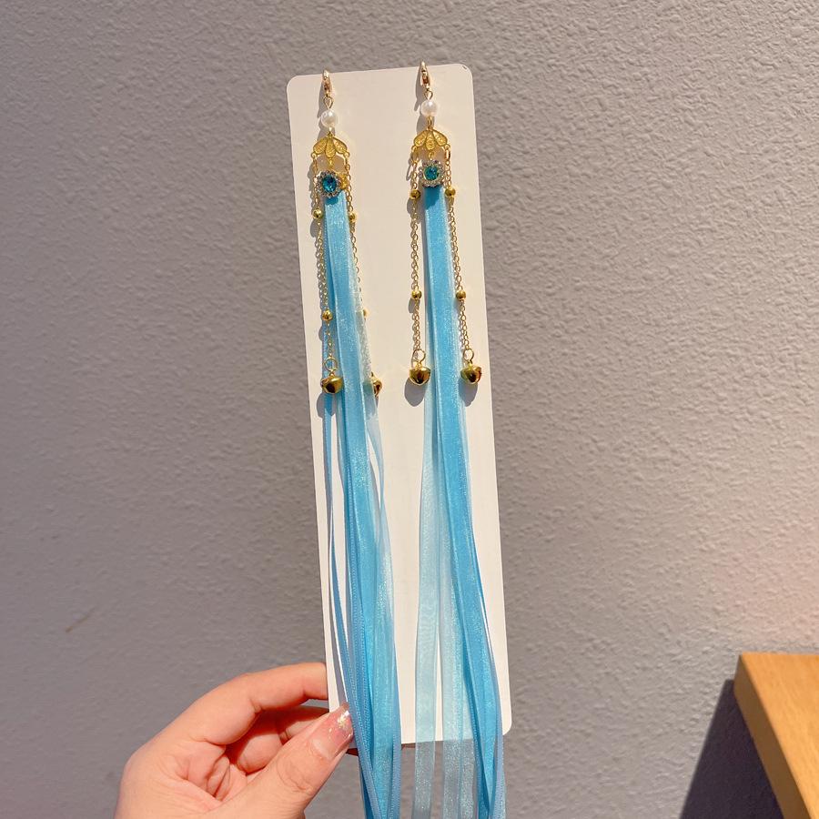 Chinese Style Hanfu Hairpin Set for Girls - Includes Hair Clips, Swaying Tassels, and Butterfly Accessories
