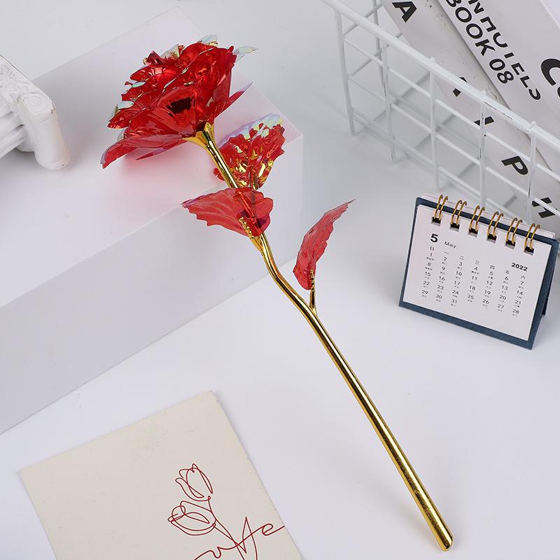 Qixi Valentine's Day Multicolor Crystal Rose Ornament