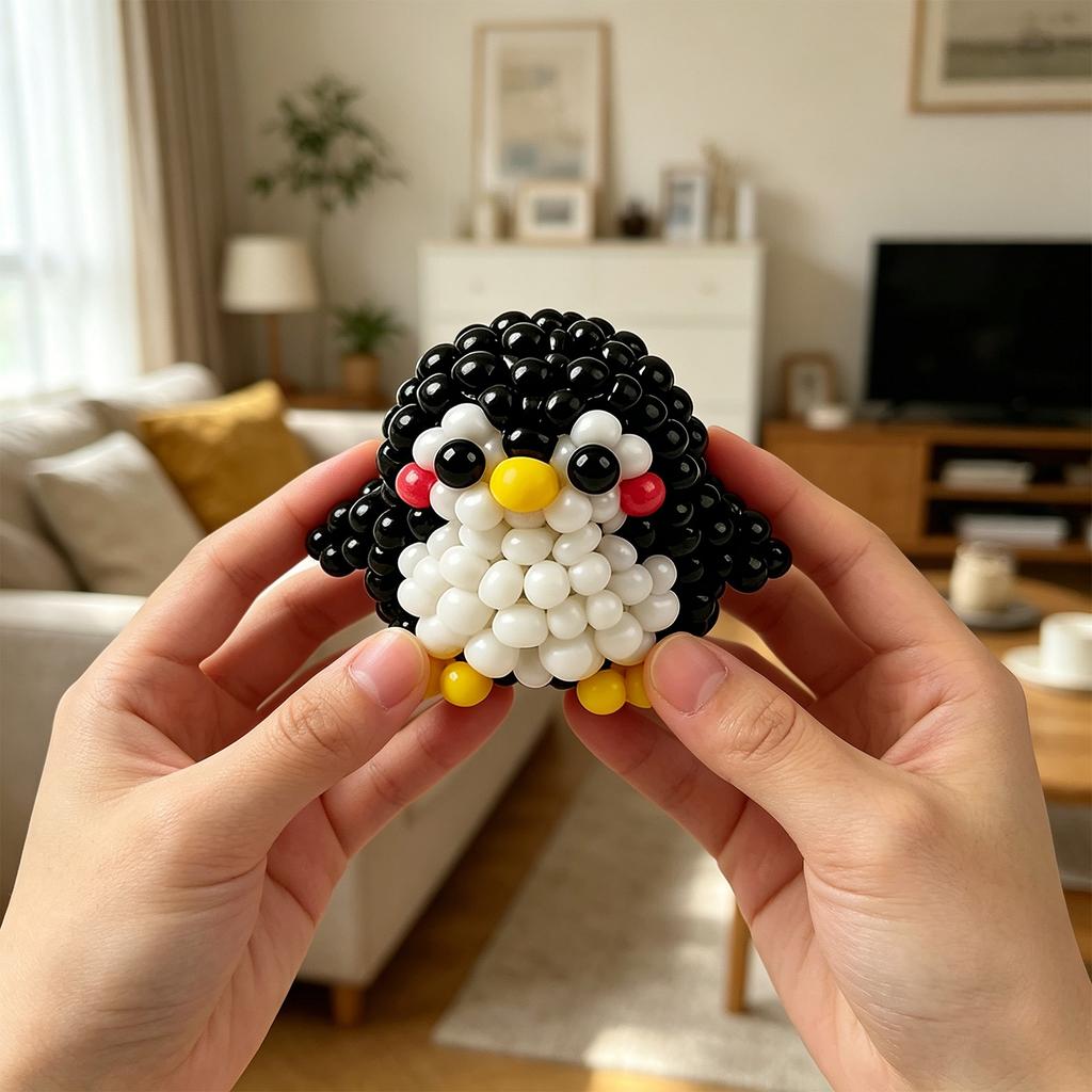 DIY Perlen Bastelset Enthält Verschiedene Perlen und Anleitung für Handgemachte Schmuck-Kunstprojekte Geeignet für Kreatives Basteln und Pädagogische Nutzung