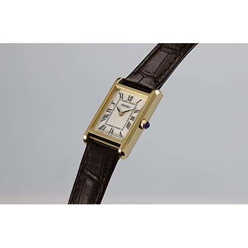 SEIKO SELECTION SSEH002 Damenuhr Batteriebetrieben Quarz nano universe Kollaboration Quadrat