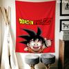 Cartoon Son Goku Wall Tapestry Aesthetic Wall Hanging Printed Fabric Blanket Decorative Tapestries For Bedroom Living Room Home Decor