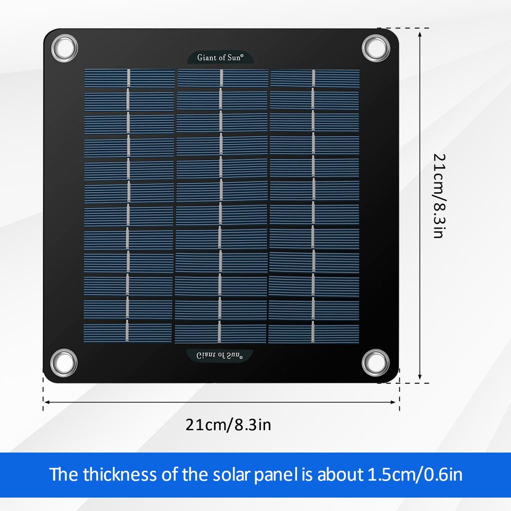 10W Solar Panel Kit 12V Waterproof Solar Trickle Charger Portable Solar Powered Charger High Efficiency Car Battery Maintainer