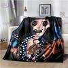 Decke mit Coraline-Druck im gotischen Stil, Animation, Kinderdecke, Familie, Nickerchen, Sofadecke, Bett, warme Decke, weiche Tagesdecke