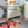 1pc Door Bottom Seal Strip - Flexible Weatherstrip | Windproof, Dustproof, Rainproof, Noise Reduction | Self-Ad